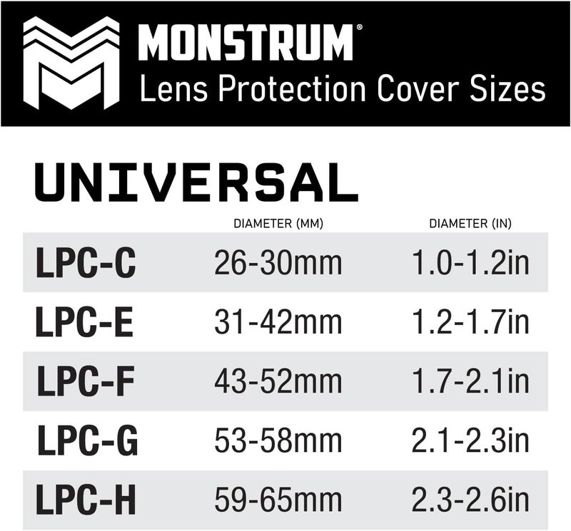 Monstrum Bikini Scope Lens Covers | Available for 26 mm up to 65 mm Scope Objective diameters - Image 5